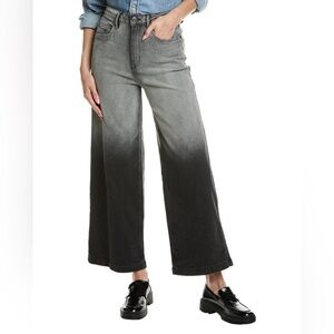Reaction Kenneth Cole Ombre Black and Gray Wide Leg Jeans